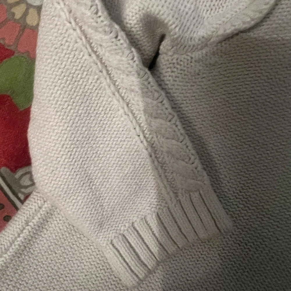 Baby Gap Cable Knit Cream Sweater dress  6–12 mo